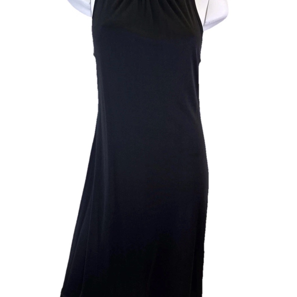 Black Sleeveless Maxi Dress - Minimalist Summer Dress